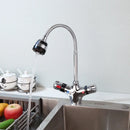 GobekUsa Brass Kitchen Sink Faucet w/ Swivel Spout & Thermostatic Control