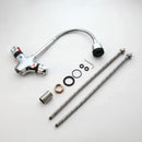 GobekUsa Brass Kitchen Sink Faucet w/ Swivel Spout & Thermostatic Control
