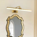 GobekUsa Modern Black/Brass Metal Wall Sconce LED Vanity Light for Dressing Table