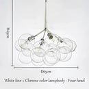 GobekUsa Bubble Chandelier: High Quality LED Lighting for Bedroom and Lounge