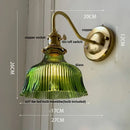 GobekUsa Clear Glass LED Wall Sconce Nordic Modern Brass Light Fixture Applique Murale