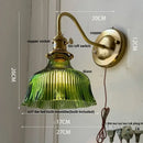 GobekUsa Clear Glass LED Wall Sconce Nordic Modern Brass Light Fixture Applique Murale
