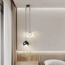 GobekUsa Crystal Ball Pendant Lights: Modern LED Luxury for Bedroom, Nordic Minimalist Design