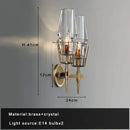 GobekUsa Crystal Bronze Pendant Lamp for Dining Room LED Dimmable Lighting