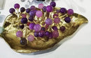 GobekUsa Brass Crystal Grape Ornaments | Modern Desk Decoration Sculpture