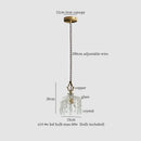 GobekUsa Crystal LED Ceiling Light - Modern Style for Bedroom, Living, Dining Room