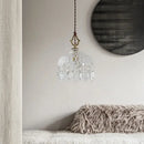 GobekUsa Crystal LED Ceiling Light - Modern Style for Bedroom, Living, Dining Room