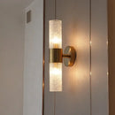 GobekUsa Crystal LED Wall Lamp for Bedroom Living Room Indoor Lighting