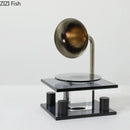 GobekUsa Crystal Music Equipment Model Ornament Decor - Modern Desk Artwork