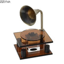 GobekUsa Crystal Music Equipment Model Ornament Decor - Modern Desk Artwork