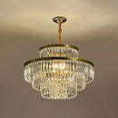 GobekUsa Modern Crystal Prism Pendant Light for Living Room