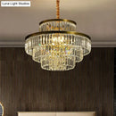 GobekUsa Modern Crystal Prism Pendant Light for Living Room