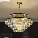 GobekUsa Modern Crystal Prism Pendant Light for Living Room