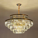 GobekUsa Modern Crystal Prism Pendant Light for Living Room