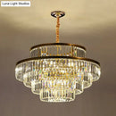 GobekUsa Modern Crystal Prism Pendant Light for Living Room