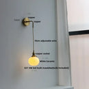 GobekUsa Clear Glass LED Wall Lamp Modern Crystal Home Decor Bathroom Mirror Light