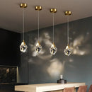 GobekUsa Crystal LED Chandelier: Modern Staircase & Living Room Pendant Light Fixture