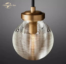 GobekUsa Crystal Pearl LED Chandelier for Bedroom Dining Kitchen - Modern Small Hanging Pendant Light Fixtures