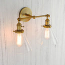 GobekUsa Funnel Glass Wall Sconce Light Fixture for Bedroom and Loft Decor