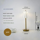 Modern brass diamond touch desk lamp bedroom crystal light by Decorbites