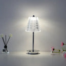 Modern brass diamond touch desk lamp bedroom crystal light by Decorbites