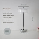Modern brass diamond touch desk lamp bedroom crystal light by Decorbites