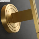GobekUsa Brass Diamond Shaped Wall Sconce with Lattice Glass Shade - Modern Wall Light