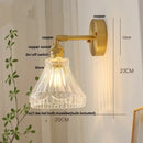 GobekUsa Brass E27 LED Wall Sconce Pull Chain Switch Stair Light Fixtures
