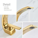GobekUsa Brass Faucet Hot Cold Water Mixer Tap for Bathroom Vanity Sink