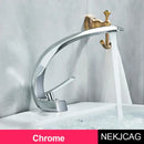 GobekUsa Brass Faucet Hot Cold Water Mixer Tap for Bathroom Vanity Sink