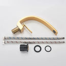 GobekUsa Brass Faucet Hot Cold Water Mixer Tap for Bathroom Vanity Sink