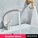 GobekUsa Brass Faucet Hot Cold Water Mixer Tap for Bathroom Vanity Sink