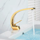 GobekUsa Brass Faucet Hot Cold Water Mixer Tap for Bathroom Vanity Sink