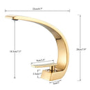 GobekUsa Brass Faucet Hot Cold Water Mixer Tap for Bathroom Vanity Sink