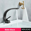 GobekUsa Brass Faucet Hot Cold Water Mixer Tap for Bathroom Vanity Sink