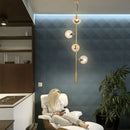 GobekUsa Glass Pendant Lights: Modern Nordic Minimalist Hanging Lamp for Living Room, Bedroom, Restaurant