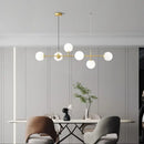 GobekUsa Golden Glass Ball LED Pendant Light for Home Decor