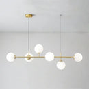 GobekUsa Golden Glass Ball LED Pendant Light for Home Decor