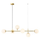 GobekUsa Golden Glass Ball LED Pendant Light for Home Decor