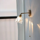 GobekUsa Clear Glass LED Wall Sconce Modern Rotate Stair Light