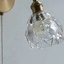 GobekUsa Clear Glass LED Wall Sconce Modern Rotate Stair Light