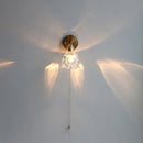 GobekUsa Clear Glass LED Wall Sconce Modern Rotate Stair Light