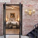 GobekUsa Modern Clear Glass Flower Sconce: Brass Wall Lamp with Crystal Accent - 1/2 Lights