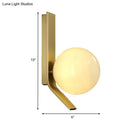 GobekUsa Frosted Glass Sconce: Luxury Brass Wall Mounted Light with Curved Metal Backplate