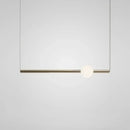 GobekUsa Glass Pendant Lights: Modern Long Hanging Lamps for Kitchen, Dining Room, and Shop