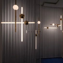 GobekUsa Glass Pendant Lights: Modern Long Hanging Lamps for Kitchen, Dining Room, and Shop