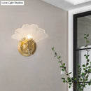 GobekUsa Ginkgo Leaves Wall Light - Modern Decorative Clear Glass Sconce Lighting in Brass