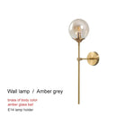 GobekUsa Brass Glass Ball Chandelier for Modern Living Room Dining Decor