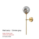 GobekUsa Brass Glass Ball Chandelier for Modern Living Room Dining Decor
