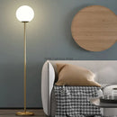 GobekUsa Glass Ball Metal Floor Lamp - LED Lighting for Bedroom and Study
